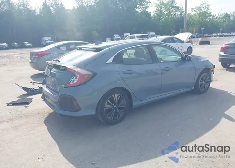 2018 Honda Civic Ex-L from USA, damaged, VIN SHHFK7H71JU401251
